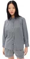 The Great The Society Top Black & White Gingham In Black & White Gingham