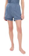 The Great The Square Pajama Shorts Blue Dusk In Blue Dusk