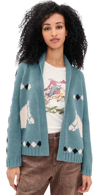 The Great The Stable Lodge Cardigan Blue Bell
