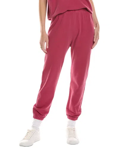 The Great The Stadium Sweatpant In Burgundy