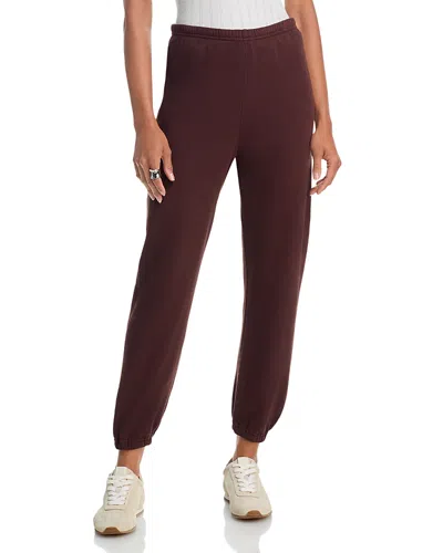 The Great The Stadium Sweatpants In Burgundy