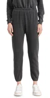The Great The Stadium Sweatpant In Washed Black