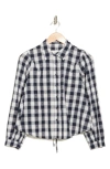 THE GREAT THE GREAT. THE STREAM GINGHAM BUTTON-UP SHIRT