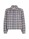 THE GREAT THE TABLEAU TOP SHIRT IN MARKET PLAID