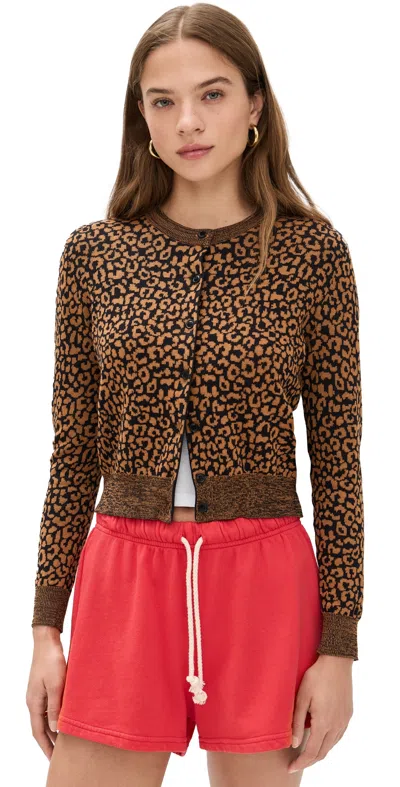 The Great The Tea Time Cardigan Leopard