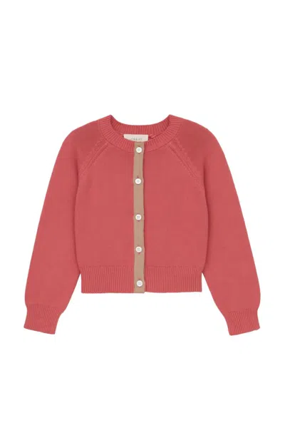 The Great The Tiny Cardigan In Guava In Red