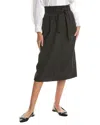 THE GREAT THE GREAT THE TROUSER WOOL-BLEND PENCIL SKIRT
