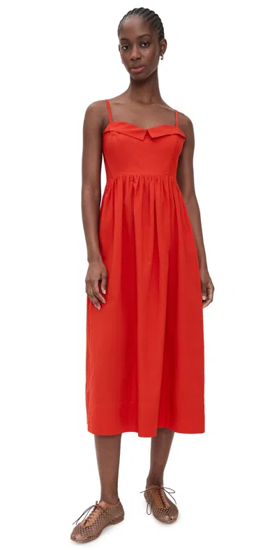 The Great The Verse Dress Hot Red