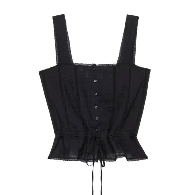 The Great The Victorian Cami Top In Black
