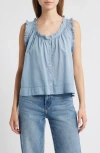 The Great . The Vignette Lace Sleeveless Top