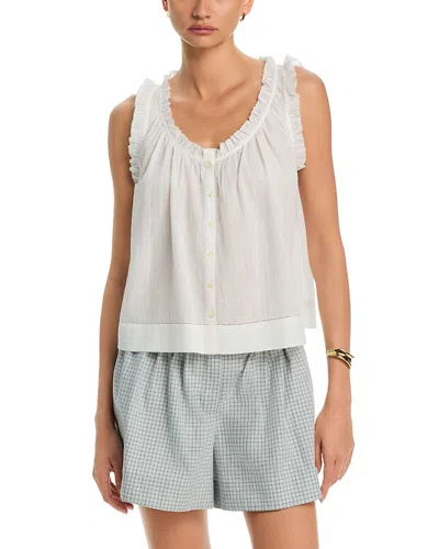 The Great The Vignette Top In White
