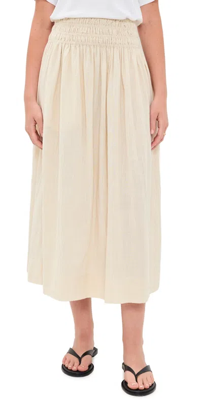 The Great The Viola Skirt Natural In Neutral