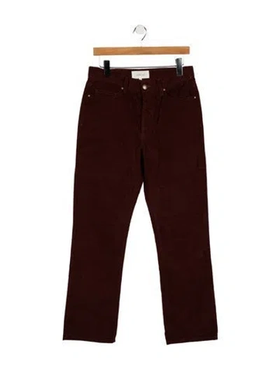 Pre-owned The Great The Wayne Straight Leg Jeans W/ Tags In Brown