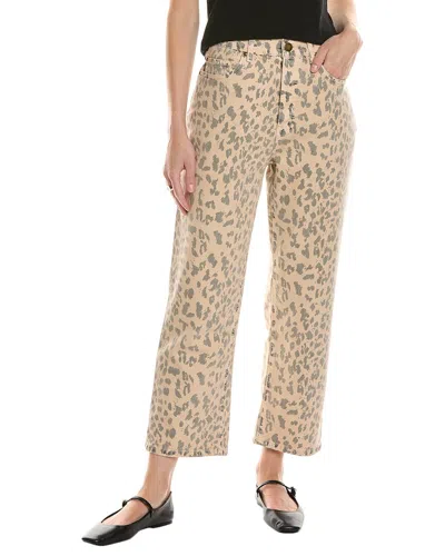 The Great The Wayne Vintage Leopard Jean In Beige