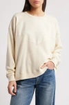 The Great . The Western Slouch Sweatshirt In Gray