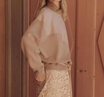 The Great The Western Slouch Sweatshirt In Dusty Pink
