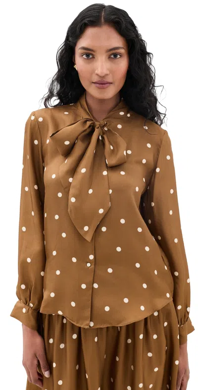 The Great The Zenith Top Copper Bubble Dot In Brown