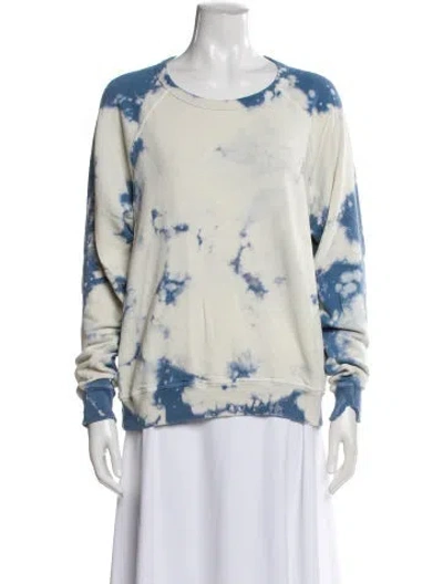 Pre-owned The Great Tie-dye Print Crew Neck Sweatshirt In Multi