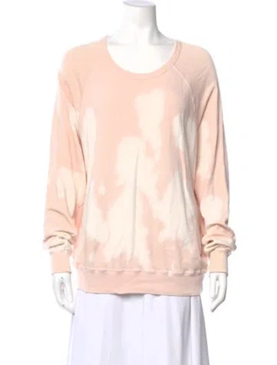 Pre-owned The Great Tie-dye Print Crew Neck Sweatshirt In Multi