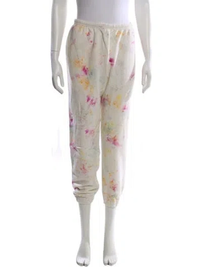 Pre-owned The Great Tie-dye Print Skinny Leg Pants In Neutral