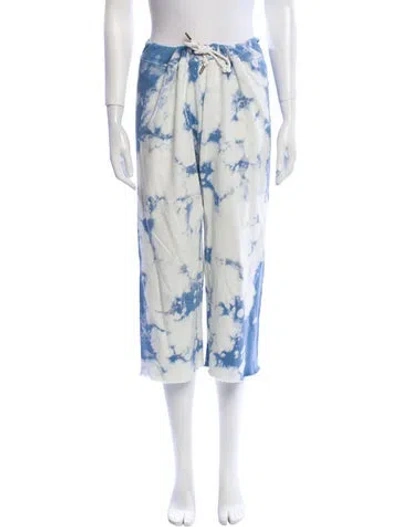 Pre-owned The Great Tie-dye Print Sweatpants In White