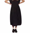 The Great Trellis Dress In Black In Black