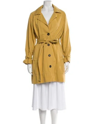 Pre-owned The Great Trench Coat In Yellow