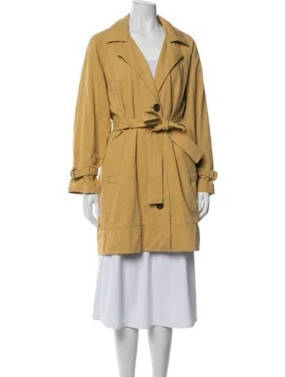 Pre-owned The Great Trench Coat In Yellow