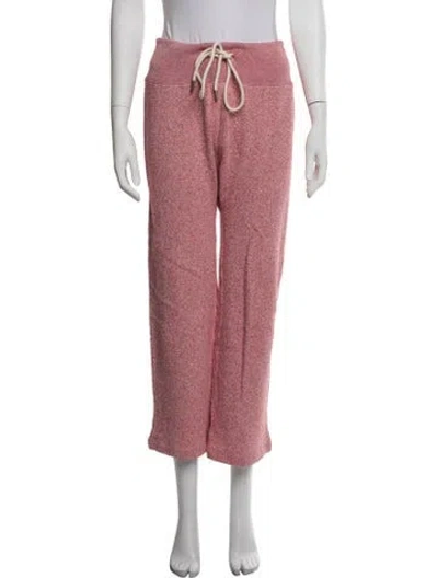 Pre-owned The Great Tweed Pattern Sweatpants In Neutrals/pink