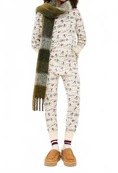 The Great Union Long John Pants In Slopeside Print In Multi