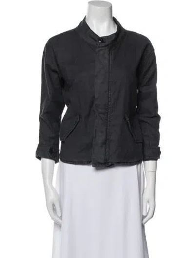 Pre-owned The Great Utility Jacket In Gray