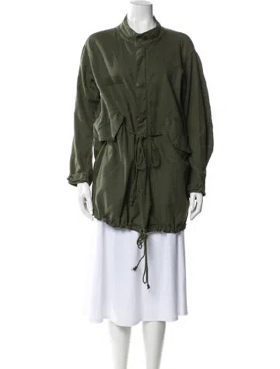 Pre-owned The Great Utility Jacket In Green