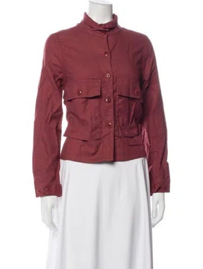 Pre-owned The Great Utility Jacket In Red