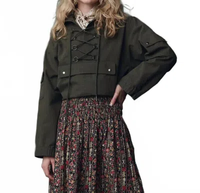 The Great Utility Pullover Jacket In Dusty Moss In Green