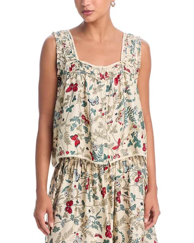 The Great Victorian Pleat Tank Top In Multi