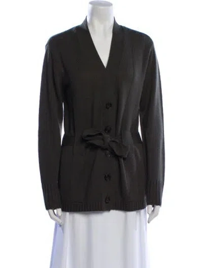 Pre-owned The Great V-neck Sweater In Gray