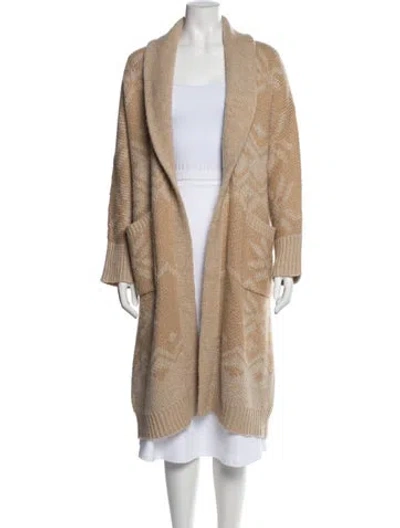 Pre-owned The Great V-neck Sweater In Neutral