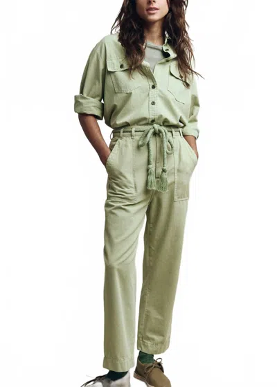 The Great Voyager Straight Cut Legs Pant In Washed Sweetgrass In Multi