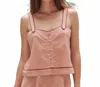 The Great Western Camisole Top In Rose Bloom In Pink
