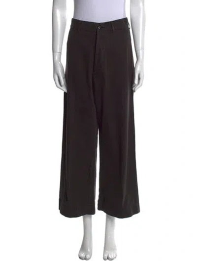 Pre-owned The Great Wide Leg Pants In Black