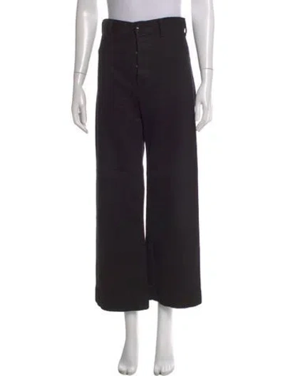 Pre-owned The Great Wide Leg Pants In Black