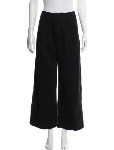 Pre-owned The Great Wide Leg Pants In Black