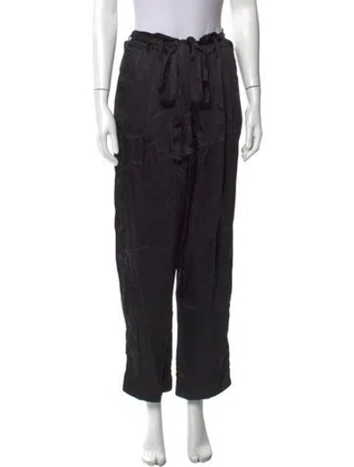 Pre-owned The Great Wide Leg Pants In Black