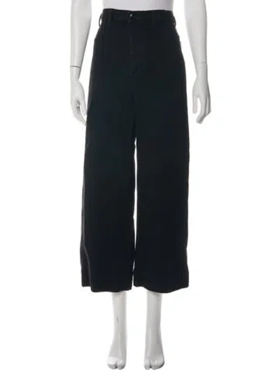 Pre-owned The Great Wide Leg Pants In Black