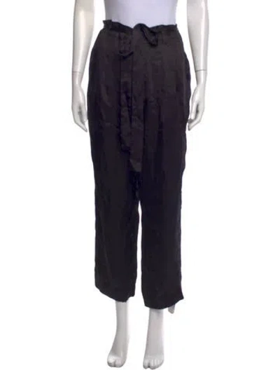 Pre-owned The Great Wide Leg Pants In Black