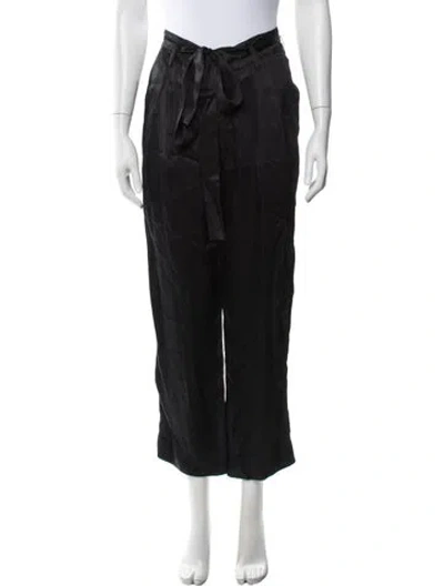 Pre-owned The Great Wide Leg Pants In Black