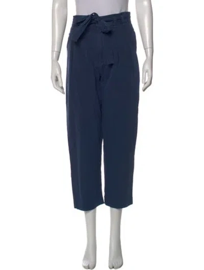 Pre-owned The Great Wide Leg Pants In Blue