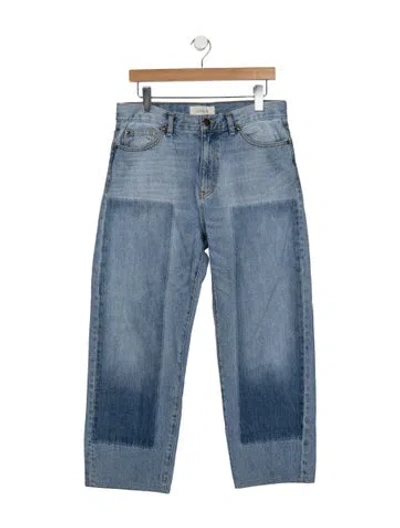 Pre-owned The Great Wide Leg Pants In Blue