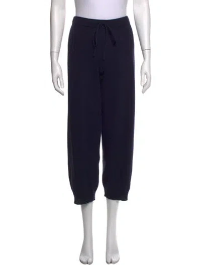 Pre-owned The Great Wide Leg Pants In Blue