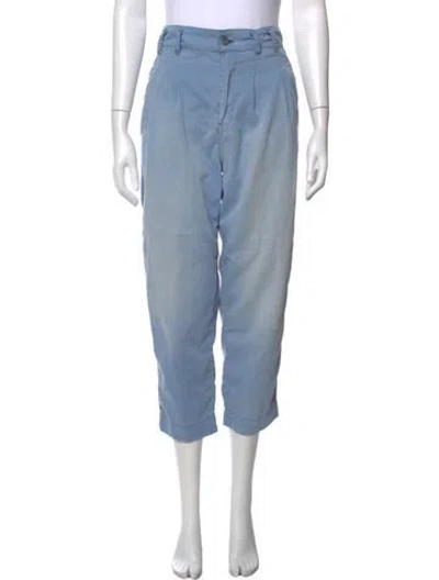 Pre-owned The Great Wide Leg Pants In Blue
